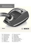 Bosch BSGL5 Operating instructions