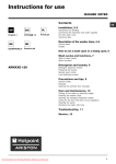 Ariston ARXXL 88 Technical data