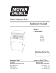 Moyer Diebel DF2-M6 Operating instructions