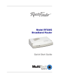 Multitech RF500S User guide