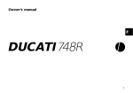 Ducati 748R Owner`s manual