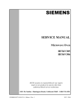 Siemens HF36V305 Service manual