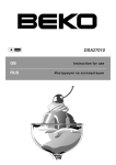 Beko DSA27010 -  2 Technical data