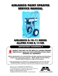 AIRLESSCO 910E Service manual