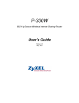 ZyXEL Communications P-330W User`s guide