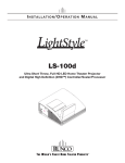 Runco LightStyle LS-10HBd Specifications