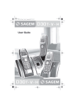 Sagem D30T User guide