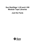 Quantum Sun StorEdge L100 Specifications