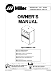 Miller Electric MT-18-25 Owner`s manual