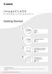 Canon Color imageCLASS MF8280Cw Installation guide