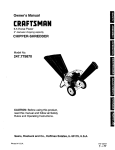 Craftsman 247.775870 Owner`s manual