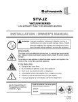 Schwank STV-JZ Owner`s manual