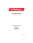 US Robotics USR5633A Installation guide