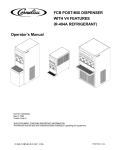 Cornelius R-404A Operator`s manual