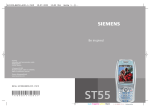 Siemens ST55 User guide