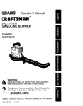 Craftsman 358.798940 Operator`s manual