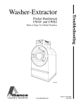 Alliance Laundry Systems 1305 Service manual