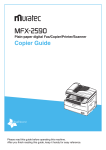 Muratec MFX-2590 User`s guide