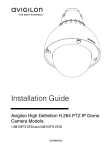 Avigilon H3PTZ Installation guide