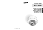 Samsung SCC-C6403P Instruction manual