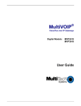 Multitech MVP-2410, MVP-3010 User guide