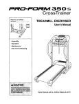 ProForm 831.294230 User`s manual