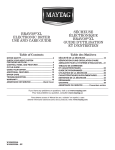 Maytag MEDB880BW Use & care guide