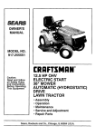 Craftsman 917.255551 Owner`s manual