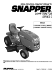 Briggs & Stratton 30253 Operator`s manual