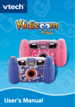 VTech Kidizoom Camera refresh User`s manual