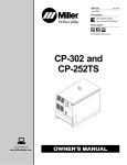 Miller Electric CP-252TS Owner`s manual