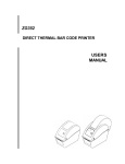 Avery ZG352 User`s manual