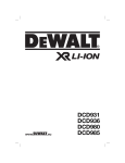DeWalt DCD985 Technical data