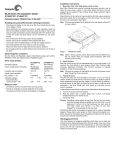 Seagate ST3400071FC Installation guide