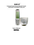 Sima SUR-47 User`s manual