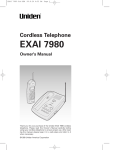 Uniden EXAI7980I Owner`s manual