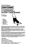 Craftsman 917.389680 Owner`s manual