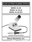 Elenco Electronics SP-3B Instruction manual