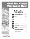 Amana AMV4204AA Use & care guide