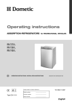 Dometic RM 7270(L) Operating instructions