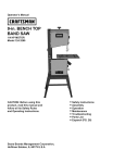 Craftsman 124.3299 Operator`s manual