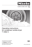 Miele T 4462 C Operating instructions