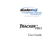Madentec Tracker PRO User guide