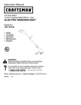 Craftsman 358.745140 Instruction manual