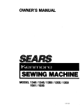 Sears 1358 Owner`s manual