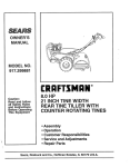 Craftsman 917.299881 Owner`s manual