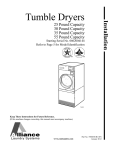 Alliance Laundry Systems UT055L Specifications