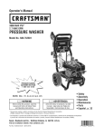 Craftsman 580.752581 Operating instructions