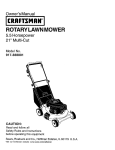 Craftsman 917.388801 Owner`s manual