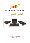 Zero 88 jester 48 Instruction manual